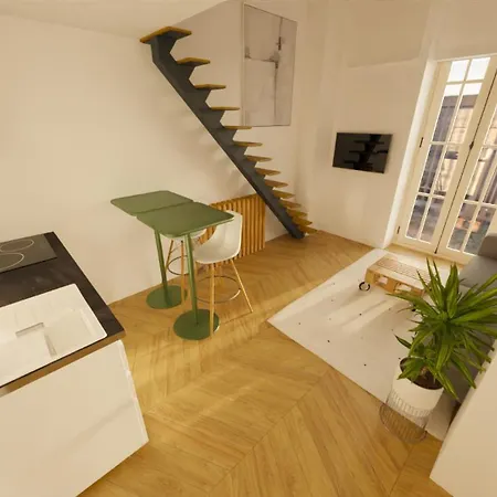 Superbe Loft 2 Niveaux Comedie Gare Apartman *